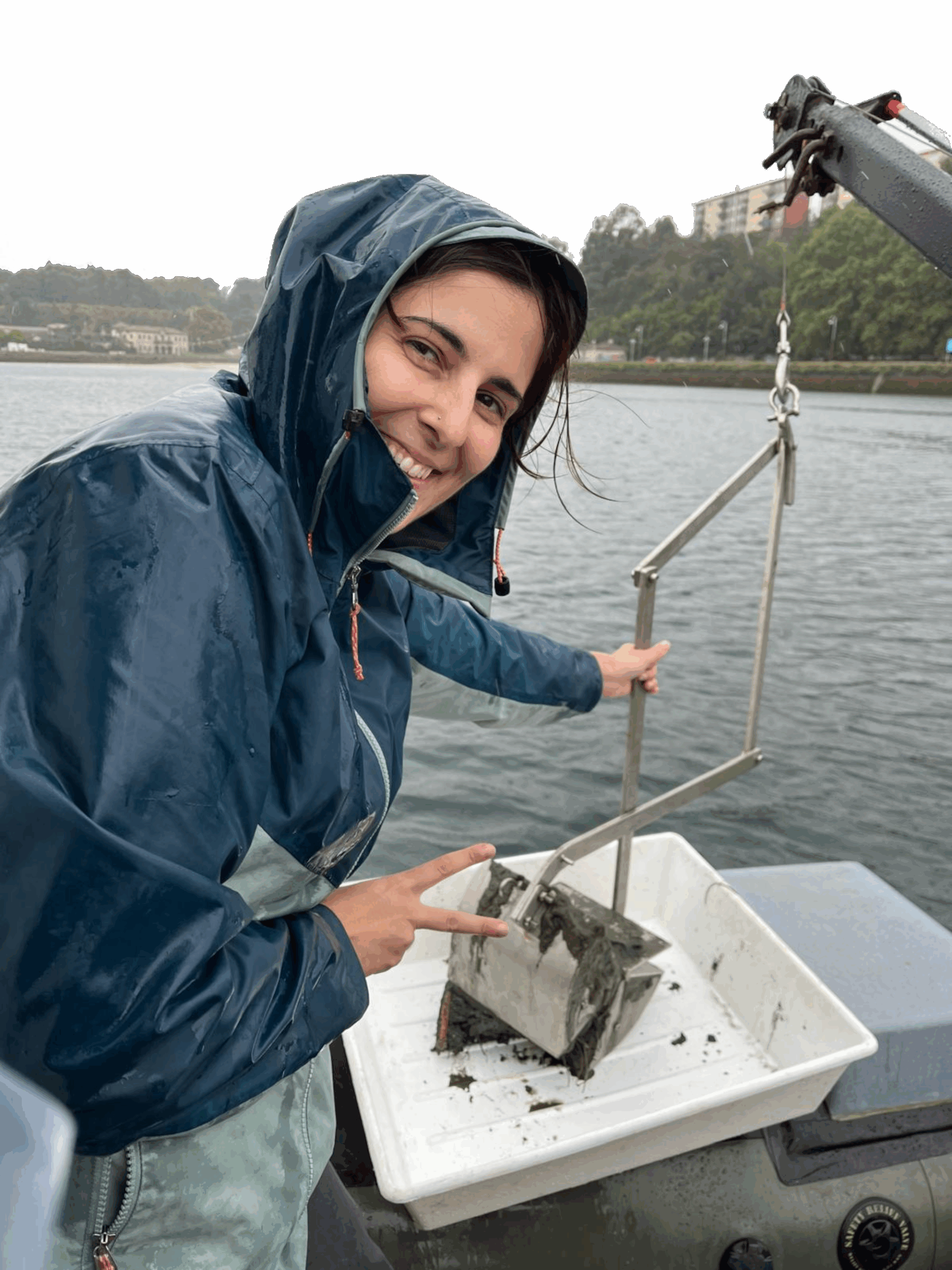 Sampling in the Rías Baixas